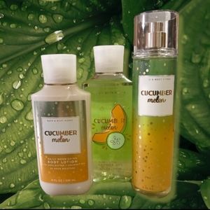 Cucumber melon bath&body set
